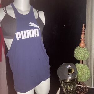 Puma Women's Dark Blue Tank Top